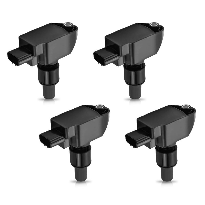 ENA Set of 4 Ignition Coil Pack 1.3 Compatible with Mazda 2004 2005 2006 2007 2008 2009 2010 2011 RX-8 RX8 R2 1.3L Coils Replacement for C1459 N3H118100 UF501 UF-501 5C1450 - Image 1
